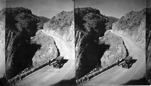 A little N. West looking up "Ute Pass"- taken 1/2 mile west of Manitou, Colorado