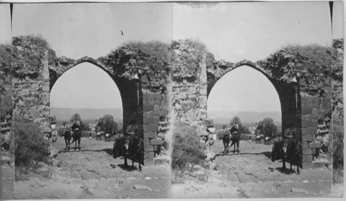 Gate in the wall of Tiberias - Palestine