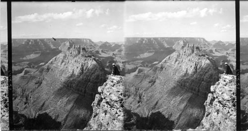 Ayer's Peak - a detached mountain 5,000 ft. high in the Grand Canyon