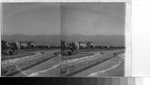 Los Banas Del Mar-Bathing House on Beach, Santa Barbara