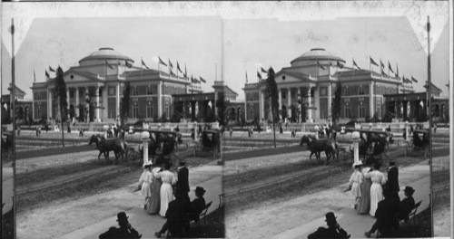 Auditorium Building looking S.E. Jamestown Exposition. Virginia