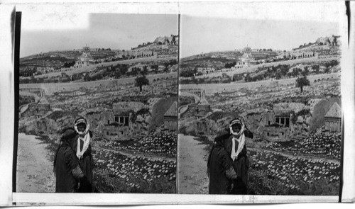 Tombs of the Prophets in the King’s Dale, Valley of the Kedron. Jerusalem. Palestine