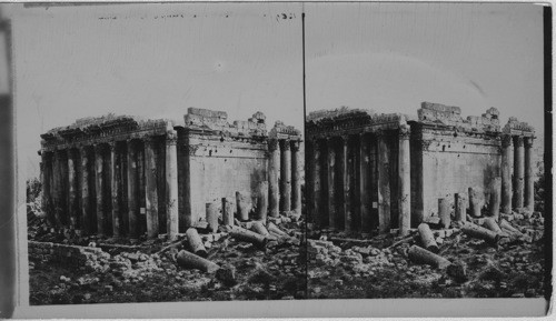 Temple of Jupiter, Baalbec. Syria