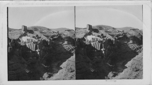 Mar view of Mar Saba and Convent of St. Georges Palestine