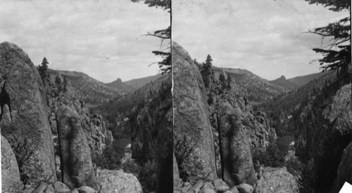 Unbroken solitude and wild beauty of Toltec Gorge, Colo. OK