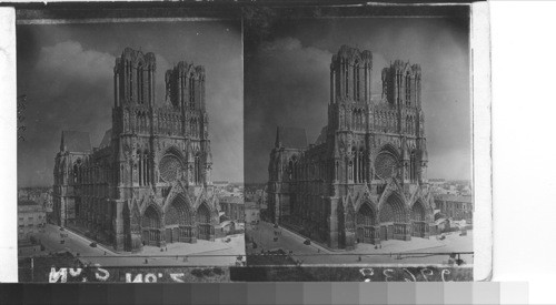 Restored Cathedral of Reims, France