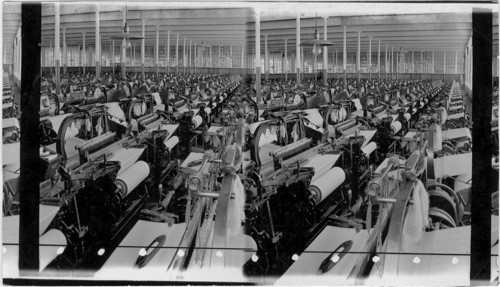 Cross Section to the Great Weaving Room, Fall River, Mass