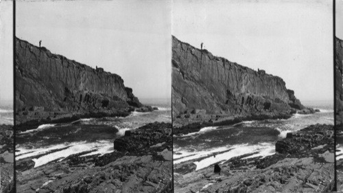 Sea Wall, Bald Head Cliff from below, Maine