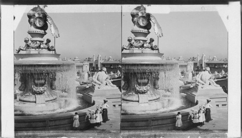 Monumental Fountain, Spirit of the Pacific. St. Louis World's Fair, Missouri