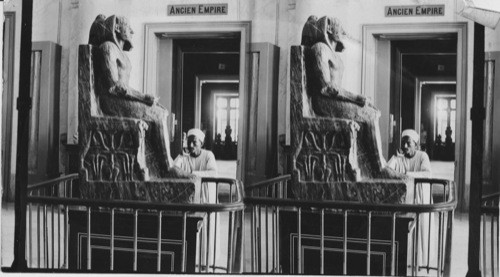 Statue of King Khephren, the constructor of the 2nd pyramid, found near the Grand Sphinx, Gizeh Museum Cairo, Egypt