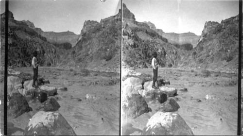 West down Colorado River - same location as #7. Important because shows rapids of Colo. River