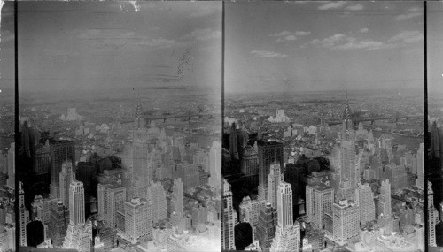 New York City, Looking Northeast from Empire State Bldg