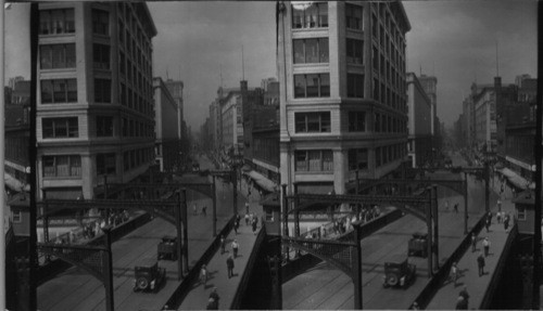 West on Grand Ave, West from Bridge. Milwaukee, Wis