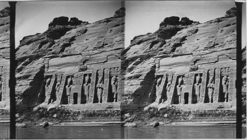 The Small Rock Temple of Abu-Simbel, Nubia, Egypt