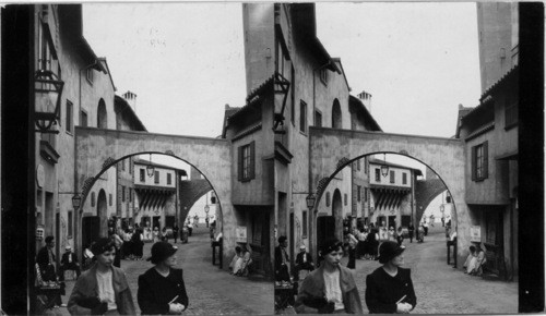 Street Scene, Italian Village