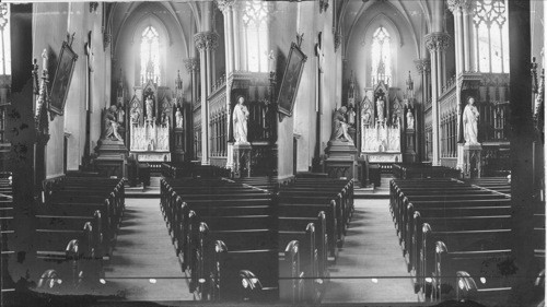 Interior of St. Mary's Cathedral, Kingston City, Canada