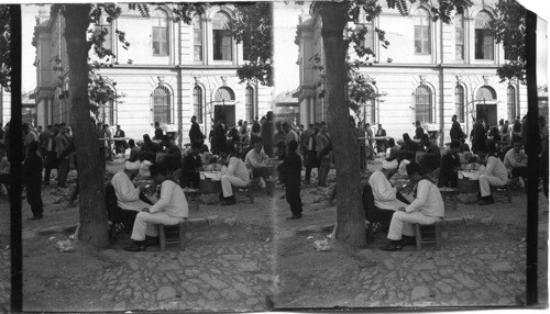 Constantinople. Letter writers in Court of Mosque