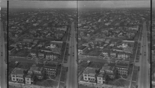 A little east of north from Capitol Dome to State University & City of Austin. Texas