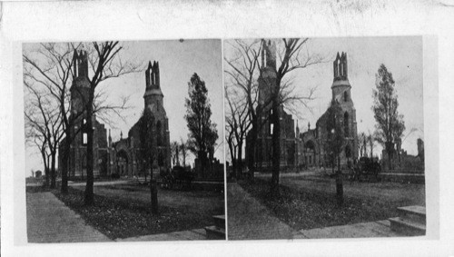 Unity Church, Ruins, Chicago, Ill