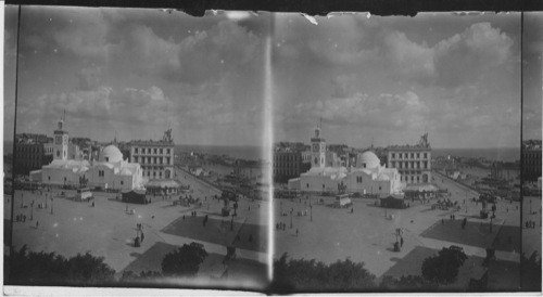 Place du Government and Mosque el Jidid Algiers, Algeria