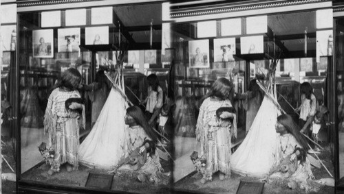 Kiowa Children at Play (in wax), National Museum, Wash., D.C. [Smithsonian Institute, National Museum of Natural History]