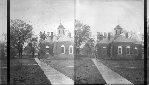 The Old Courthouse (Built in 1769) and Old Powder Horn (In Rear) Built ...