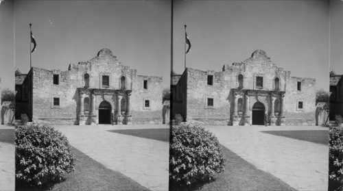 The Alamo, Built 1718. San Antonio, Texas