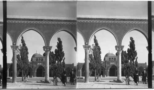 South Gate of Temple and Sacred Mosque of El Akra, Jerusalem, Palestine