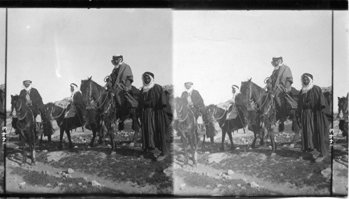 Bedouin Guards at Jericho, Palestine