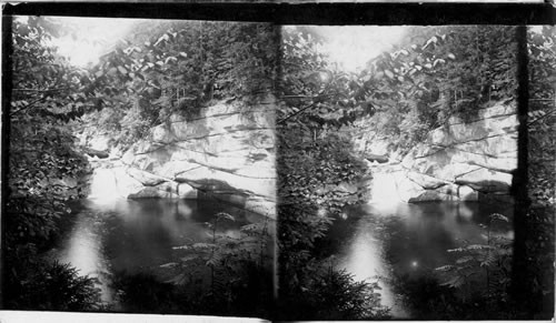 The Great Pool of the Pemagewasset River, Franconia Notch, White Mts, N. H