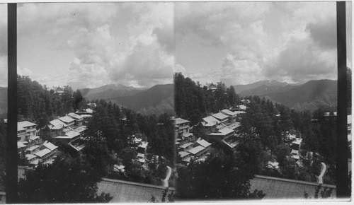 Simla (bursting of monsoon), India