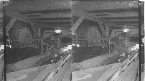 Feeding Barkers, Canada Pulp Wood Co., Fort William, Ont