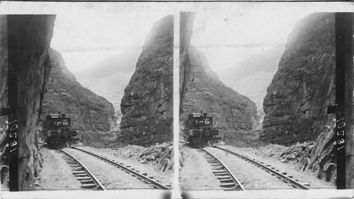 Along the famous Oroya Railway, highest altitude reached - 15,645 ft., Peru