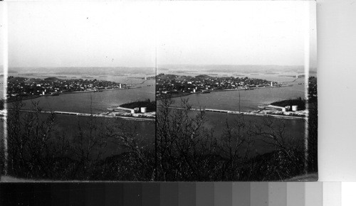 TVA [Tennessee Valley Authority] - Guntersville from a hill top, Alabama