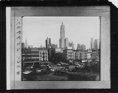 The Woolworth Building From West Street, New York, N.Y