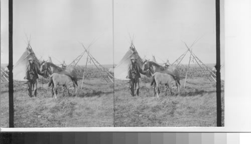 Indian Tepees. Canada