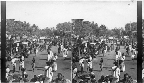 The Bazaar. Trichinopoly, So. India