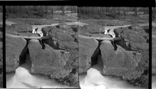 Natural Bridge, Kicking Horse River, B.C., Canada