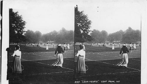 Lawn Tennis - Central Park, New York City, New York