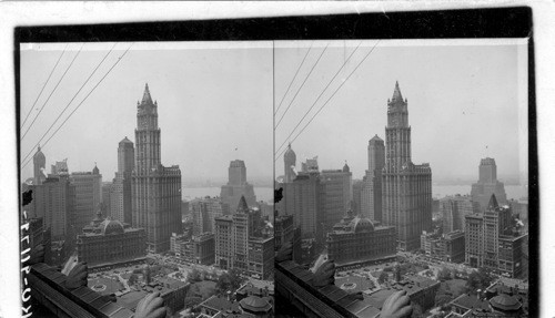 The Cathedral Of Commerce, Woolworth Building, New York City. Stock No. 32373 - T13. Box 297. In Stock 7-20-29