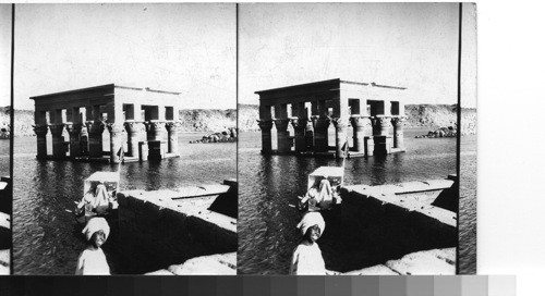 The kiosk from the temple of Isis, Philae - Egypt, April 1931