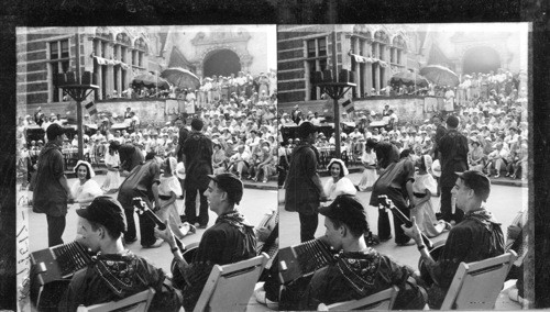 Folk Dancing, A feature of the Belgian village, A Century of Progress, Chicago, 1933