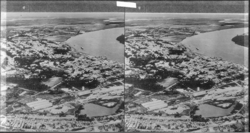 Looking down on Natal, one of Brazil's many seaports