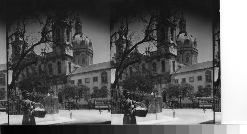 Lisbon. Portugal. Basilica de Estrela. Bad negative see other subject of Estrela Cathedral