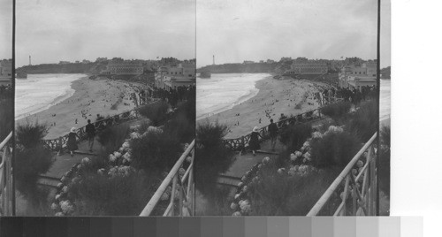 The Grand Plage, France. Biarritz