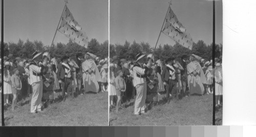 Ceremony of Breton initiations - St. Nicolas. France