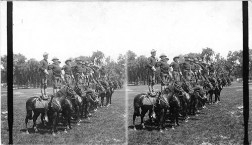 Cavalry Drill at West Point. N.Y