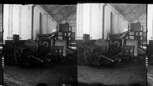 Jordan Engine where last beating and refinement of paper stock takes place, Paper Mills. Palmer. N.Y