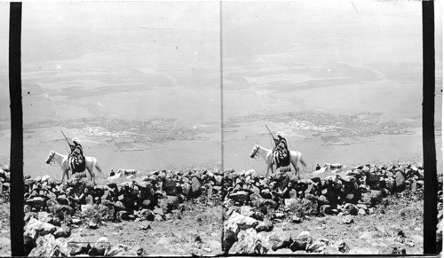 From Tabor south over Shunem Esdraelon, Palestine