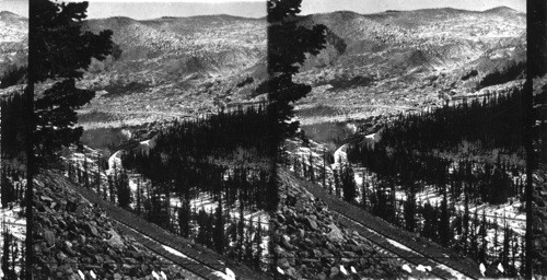 The Moffat Scenic Road at the Head of Boulder Canyon, Colorado